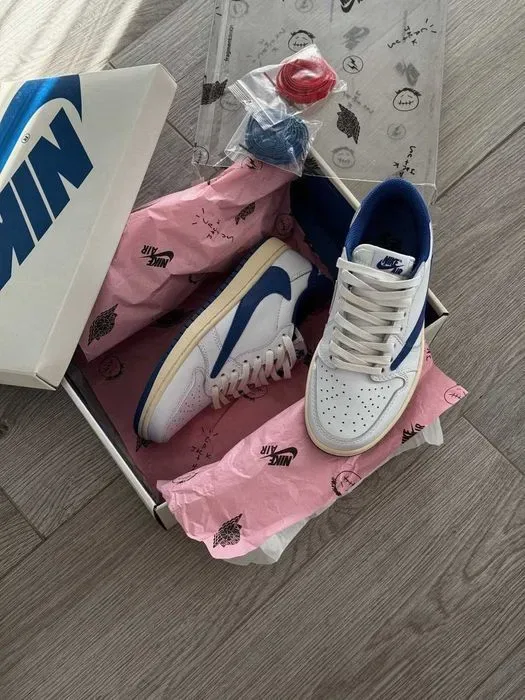 Кросівки Nike Air Jordan 1 Low OG SP Fragment x Travis Scott premium | Кроссовки Найк чоловічі жіночі — фото 3