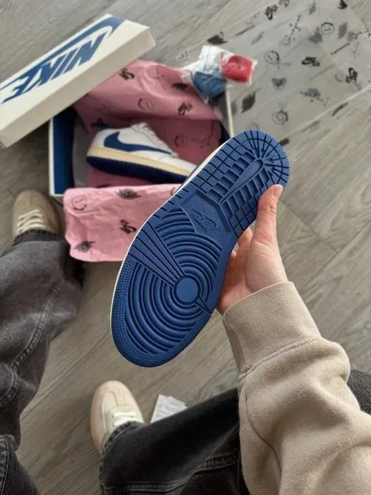 Кросівки Nike Air Jordan 1 Low OG SP Fragment x Travis Scott premium | Кроссовки Найк чоловічі жіночі — фото 4