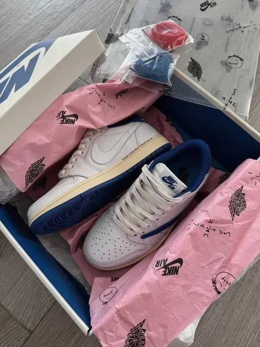 Кросівки Nike Air Jordan 1 Low OG SP Fragment x Travis Scott premium | Кроссовки Найк чоловічі жіночі — фото 6
