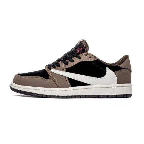 Кросівки Nike Air Jordan 1 Low Travis Scott Brown premium | Кроссовки Найк чоловічі жіночі