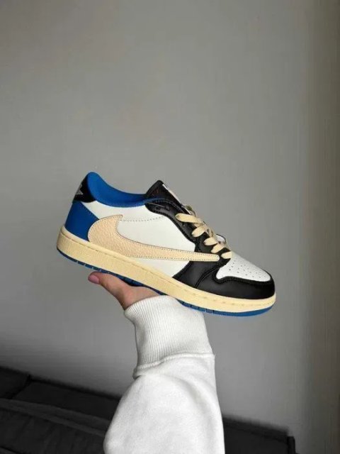 Кросівки Nike Air Jordan 1 Low Travis Scott Fragment | Кроссовки Найк жіночі чоловічі