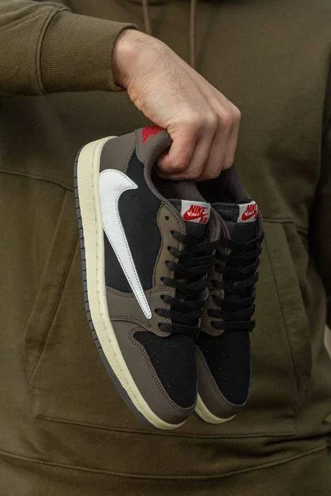 Кросівки Nike Air Jordan 1 low x Travis Scott Classic premium | Кроссовки Найк чоловічі жіночі — фото 7