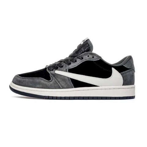 Кросівки Nike Air Jordan 1 Retro Low Travis Scott Silver premium | Кроссовки Найк чоловічі жіночі