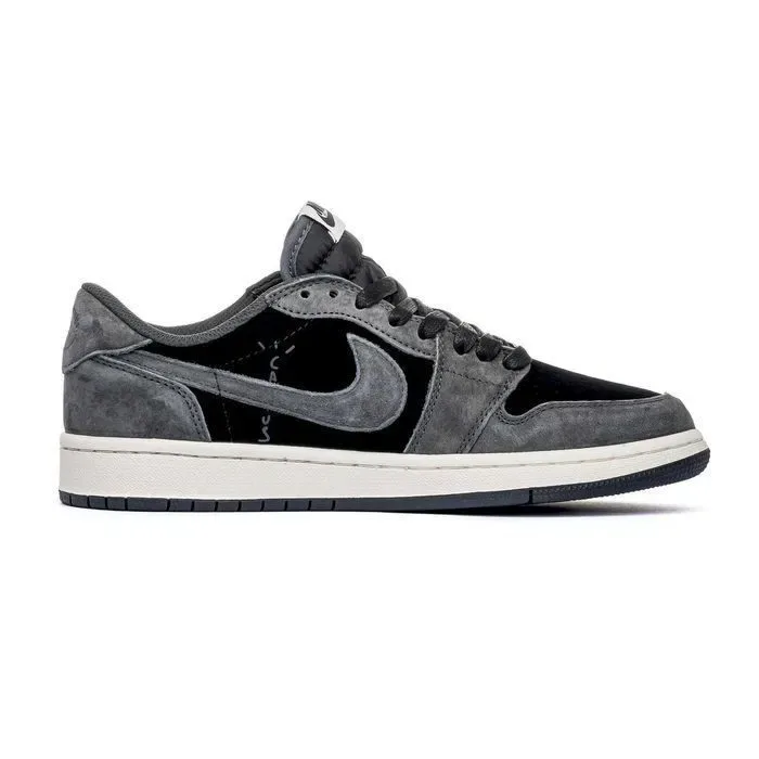 Кросівки Nike Air Jordan 1 Retro Low Travis Scott Silver premium | Кроссовки Найк чоловічі жіночі — фото 2