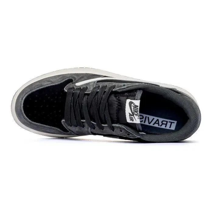 Кросівки Nike Air Jordan 1 Retro Low Travis Scott Silver premium | Кроссовки Найк чоловічі жіночі — фото 4