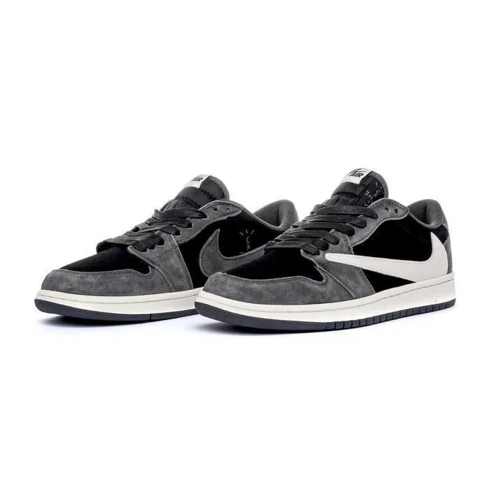 Кросівки Nike Air Jordan 1 Retro Low Travis Scott Silver premium | Кроссовки Найк чоловічі жіночі — фото 7