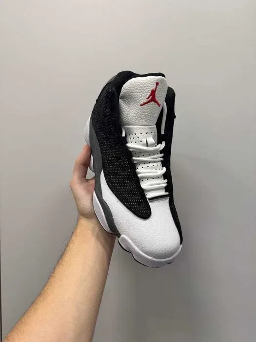 Кросівки Nike Air Jordan 13 Grey/White premium | Кроссовки Найк чоловічі жіночі — фото 2