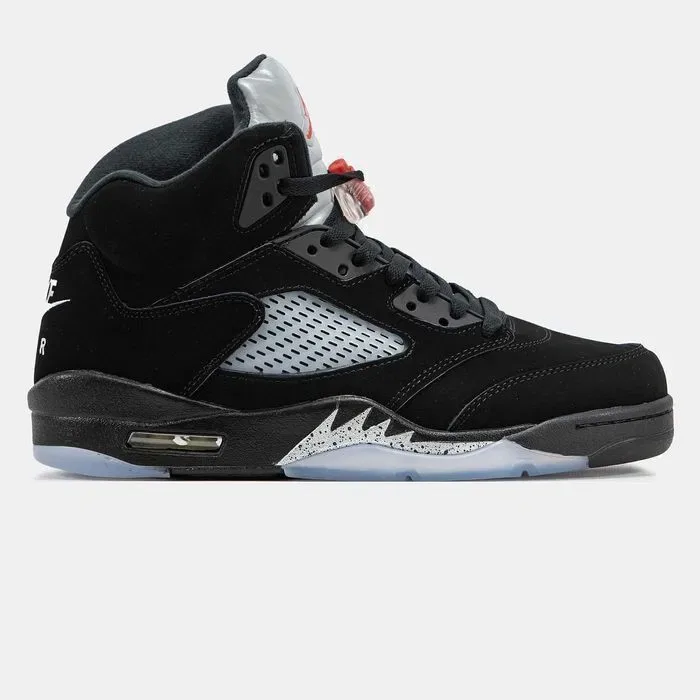 Кросівки Nike Air Jordan 5 Black Metallic premium | Кроссовки Найк чоловічі — фото 4