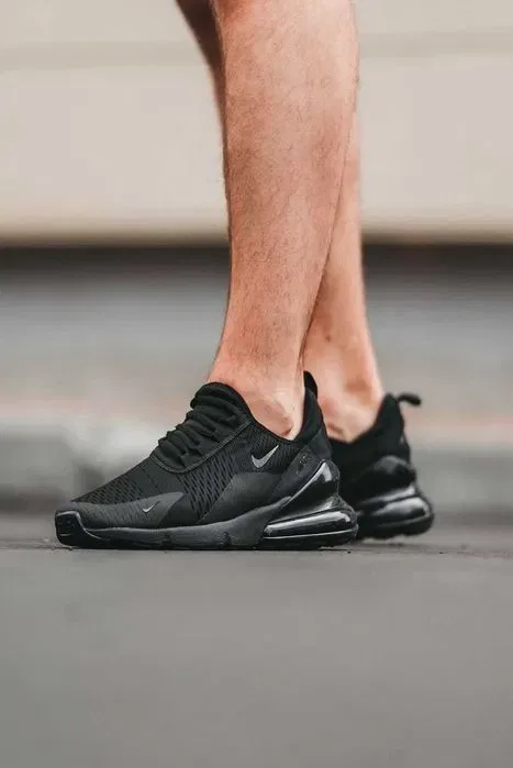 Кросівки Nike air max 270 Triple Black premium | Кроссовки Найк чоловічі жіночі — фото 6