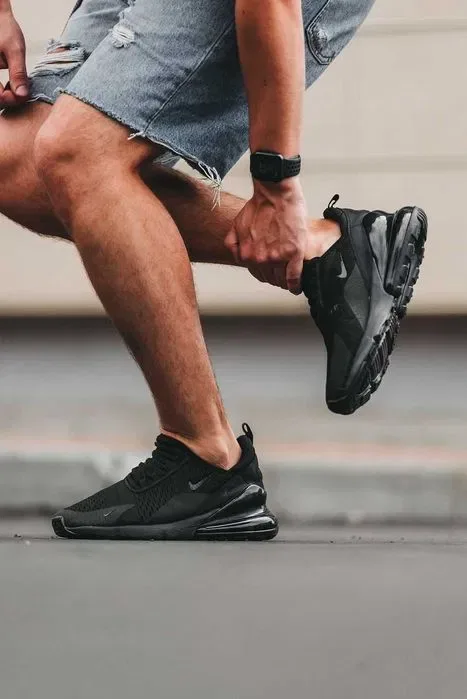 Кросівки Nike air max 270 Triple Black premium | Кроссовки Найк чоловічі жіночі — фото 8