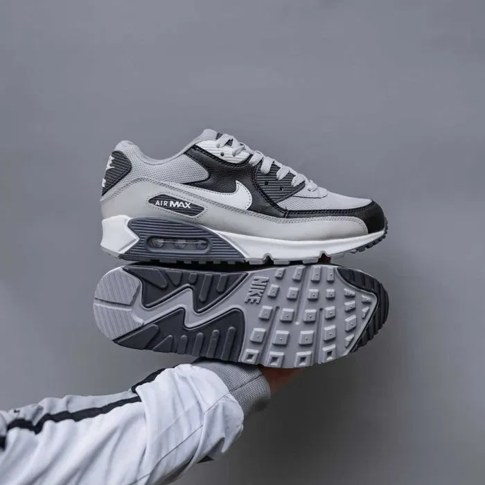 Кросівки Nike Air Max 90 Black/White/Grey premium | Кроссовки Найк чоловічі жіночі — фото 3