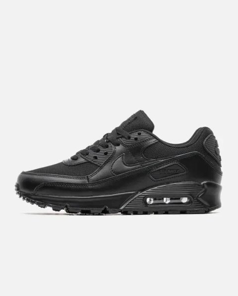 Кросівки Nike Air Max 90 Classic Black premium | Кроссовки Найк жіночі чоловічі