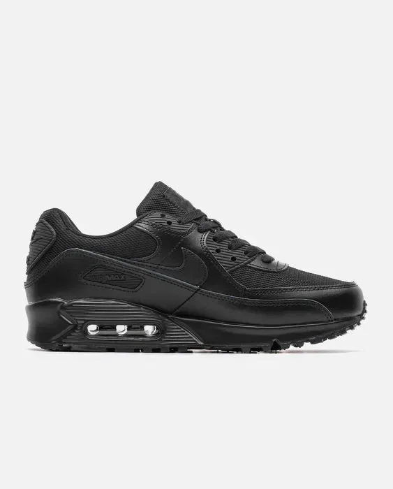Кросівки Nike Air Max 90 Classic Black premium | Кроссовки Найк жіночі чоловічі — фото 6