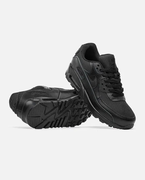 Кросівки Nike Air Max 90 Classic Black premium | Кроссовки Найк жіночі чоловічі — фото 8