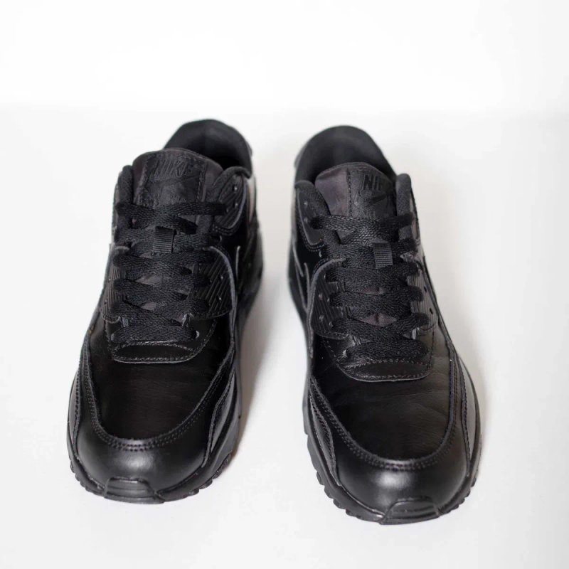 Кросівки Nike Air Max 90 Leather Black оригінал 38,5 розмір чудові — фото 2