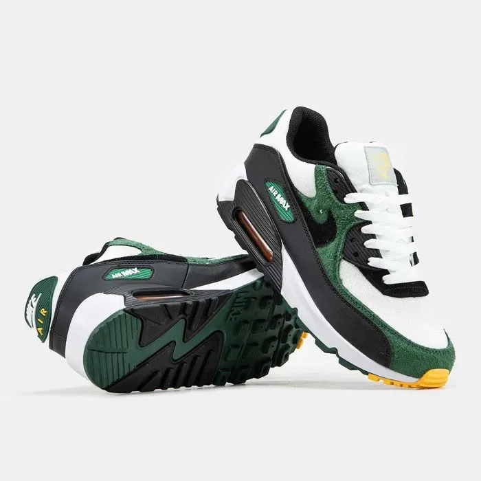 Кросівки Nike Air Max 90 White/Green premium | Кроссовки Найк чоловічі жіночі — фото 6
