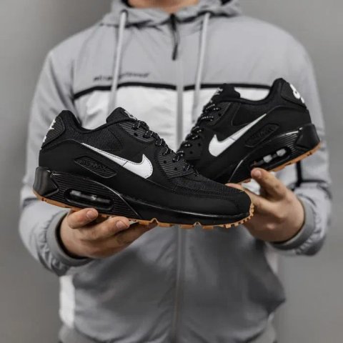 Кросівки Nike Air Max 90 White Swoosh premium | Кроссовки Найк чоловічі жіночі