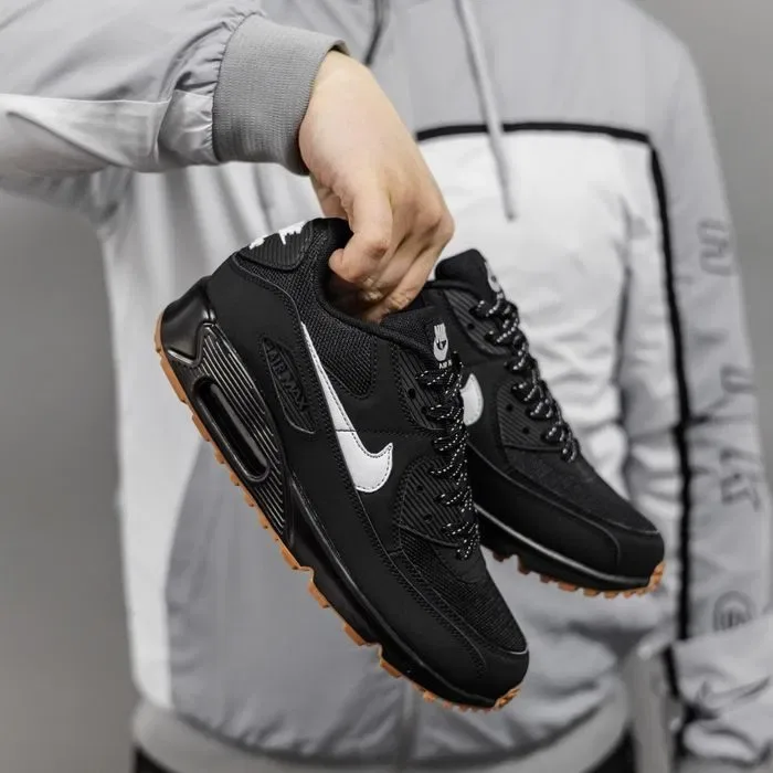 Кросівки Nike Air Max 90 White Swoosh premium | Кроссовки Найк чоловічі жіночі — фото 4