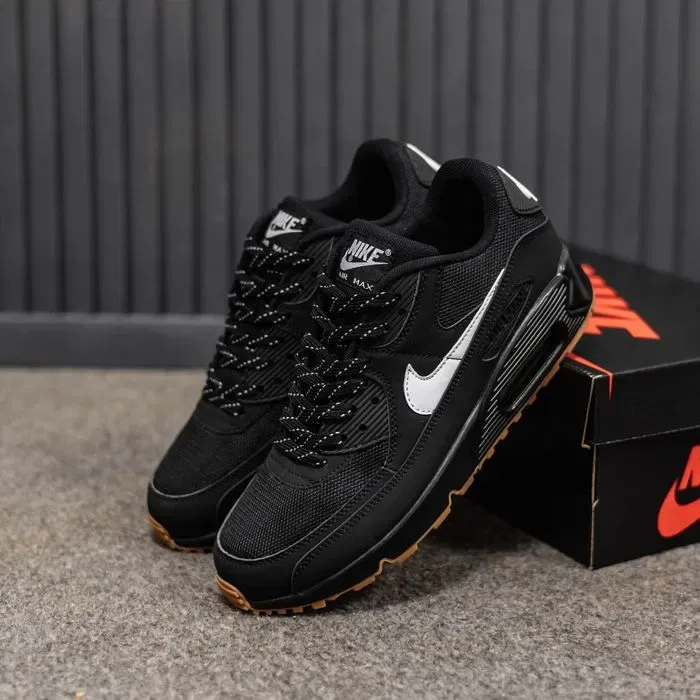 Кросівки Nike Air Max 90 White Swoosh premium | Кроссовки Найк чоловічі жіночі — фото 7