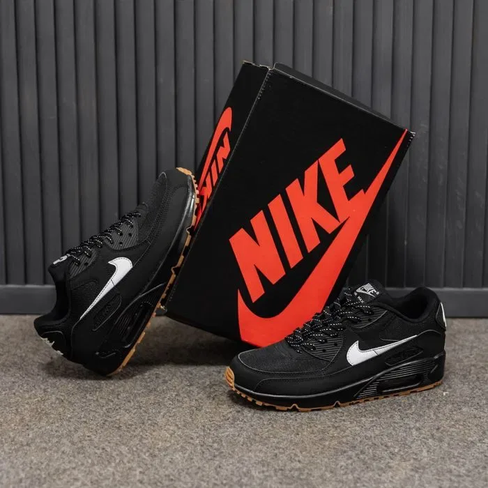 Кросівки Nike Air Max 90 White Swoosh premium | Кроссовки Найк чоловічі жіночі — фото 8