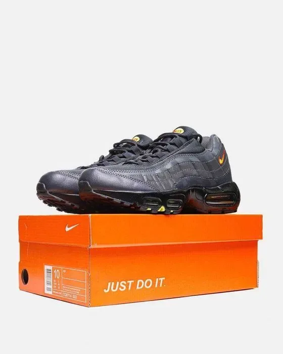 Кросівки Nike Air Max 95 Anthracite Safety Orange premium | Кроссовки Найк чоловічі — фото 7