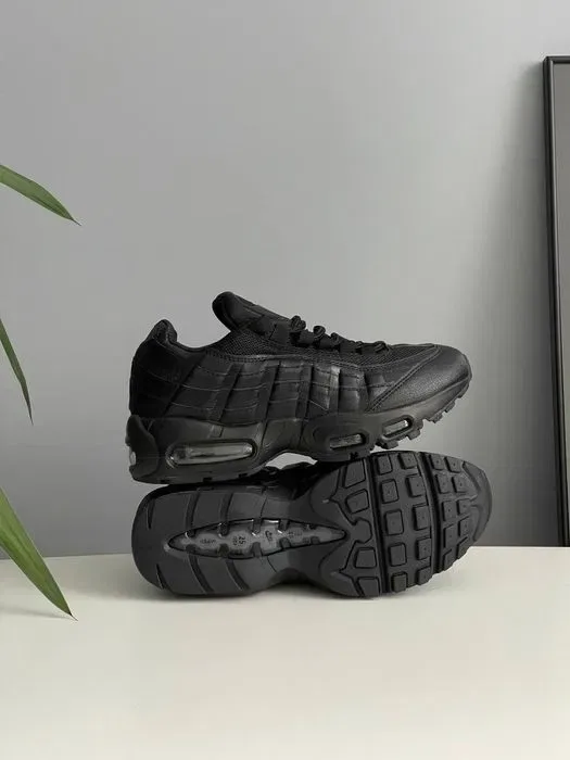 Кросівки Nike Air Max 95 Essential Triple Black premium | Кроссовки Найк чоловічі жіночі — фото 6