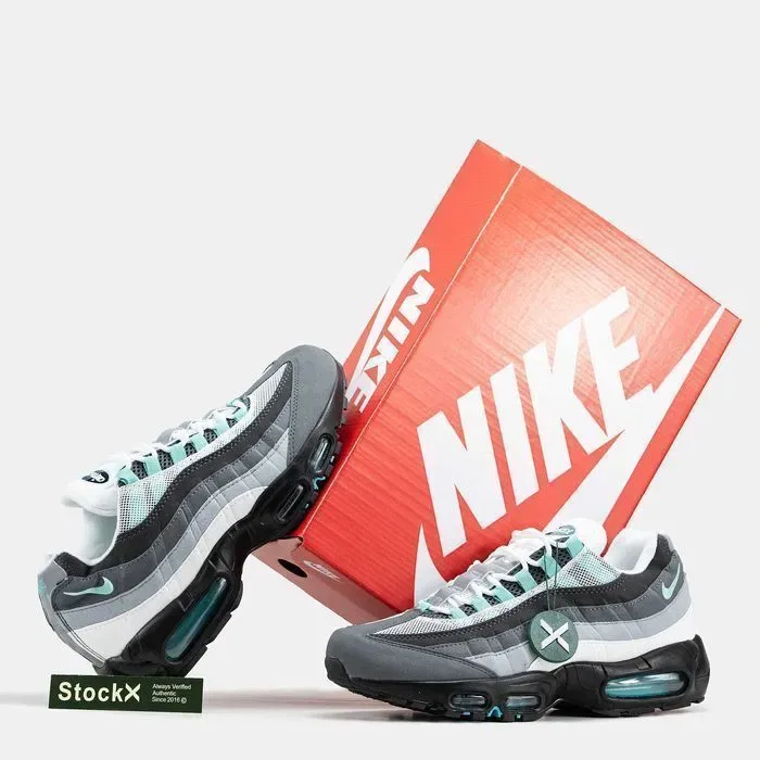 Кросівки Nike Air Max 95 Grey/Mint premium | Кроссовки Найк чоловічі — фото 7