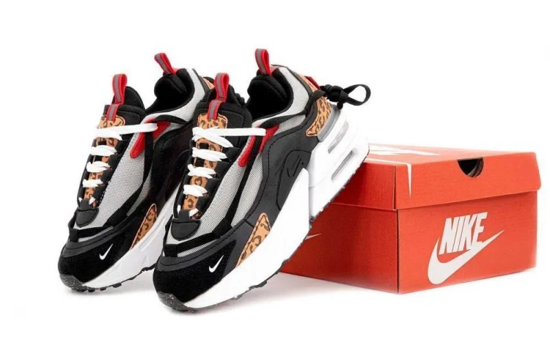 Кросівки Nike Air Max Furyosa Black Leopard premium | Кроссовки Найк жіночі — фото 4