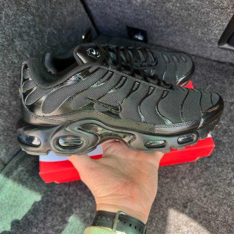 Кросівки Nike Air Max TN Plus Triple Black | кросівки чоловічі | Кроссовки найк | Кроси найки