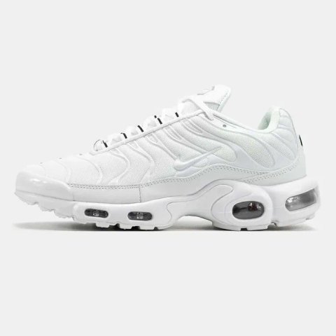 Кросівки Nike Air Max Tn Plus Triple White premium | Кроссовки Найк чоловічі жіночі