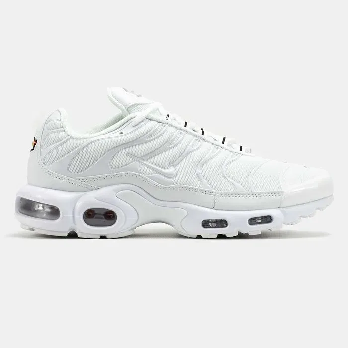 Кросівки Nike Air Max Tn Plus Triple White premium | Кроссовки Найк чоловічі жіночі — фото 4