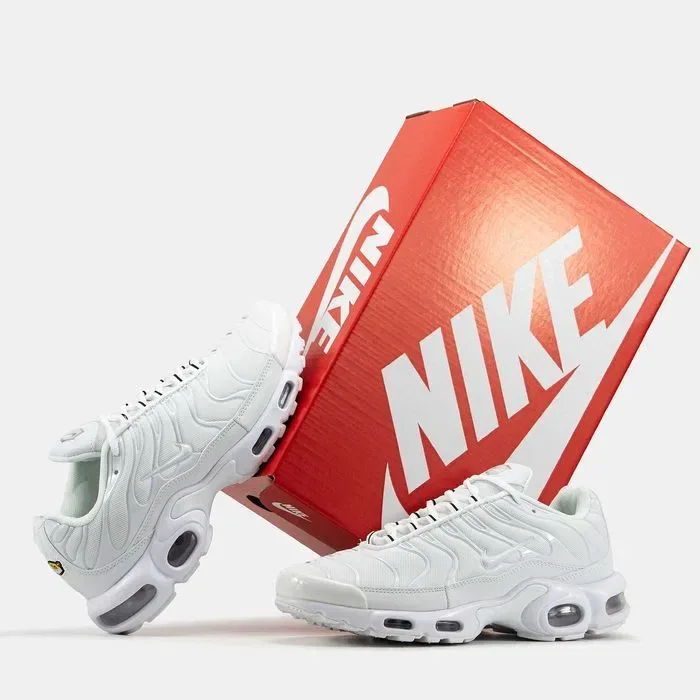 Кросівки Nike Air Max Tn Plus Triple White premium | Кроссовки Найк чоловічі жіночі — фото 8