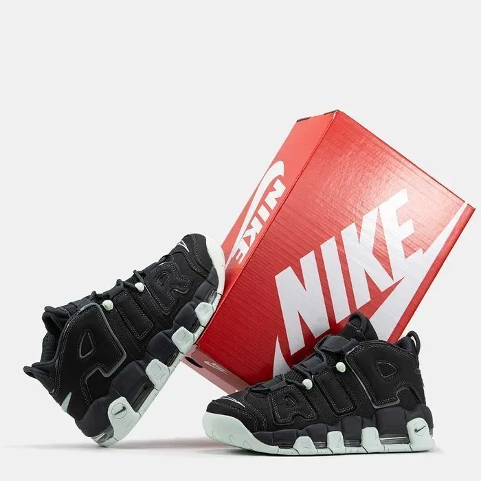 Кросівки Nike Air More Uptempo Black/Mint premium | Кроссовки Найк чоловічі жіночі — фото 8