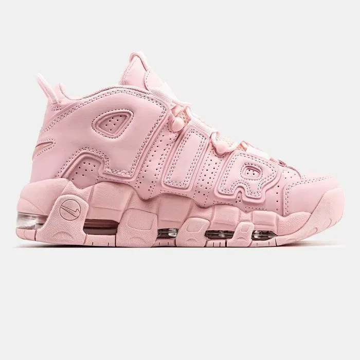 Кросівки Nike Air More Uptempo Premium Triple Pink | Кроссовки Найк жіночі — фото 3
