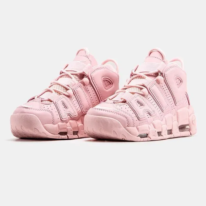 Кросівки Nike Air More Uptempo Premium Triple Pink | Кроссовки Найк жіночі — фото 6