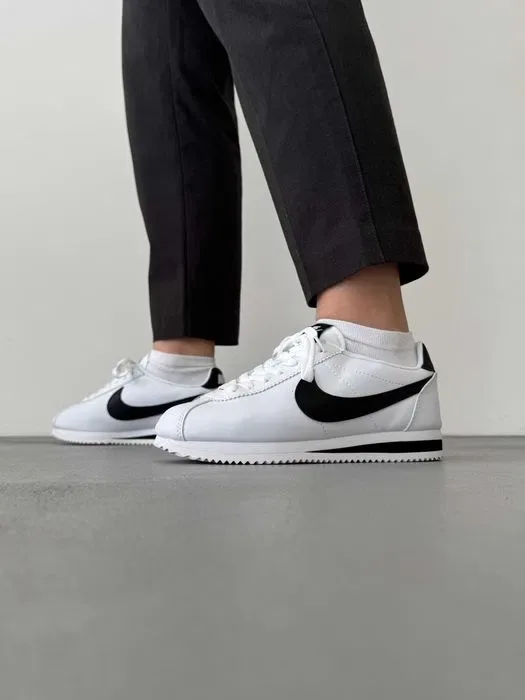 Кросівки Nike Cortez Black Swoosh premium | Кроссовки Найк чоловічі жіночі — фото 2