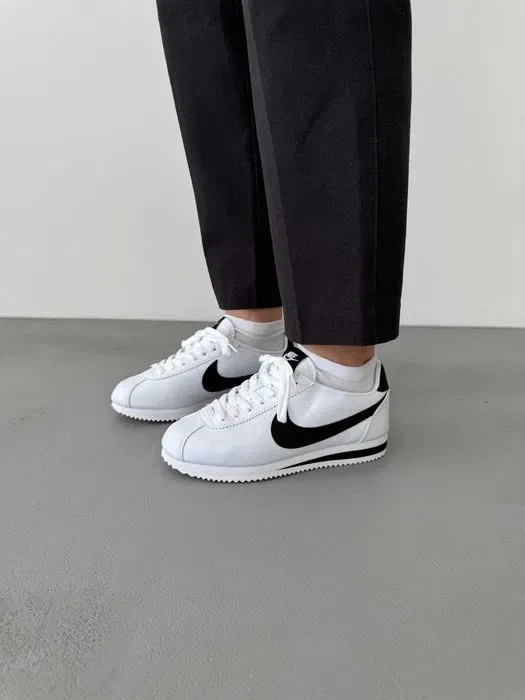 Кросівки Nike Cortez Black Swoosh premium | Кроссовки Найк чоловічі жіночі — фото 3