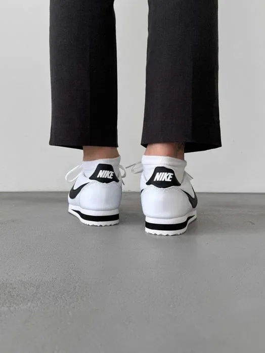 Кросівки Nike Cortez Black Swoosh premium | Кроссовки Найк чоловічі жіночі — фото 4