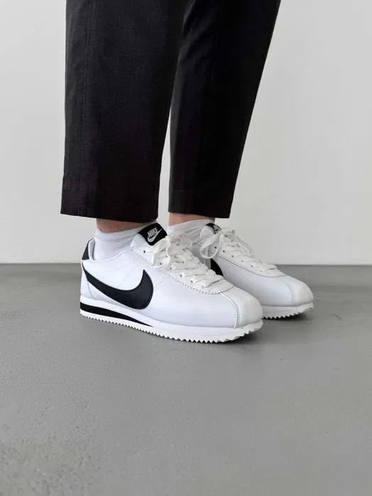 Кросівки Nike Cortez Black Swoosh premium | Кроссовки Найк чоловічі жіночі — фото 5