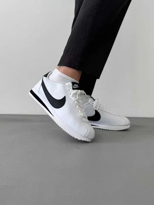 Кросівки Nike Cortez Black Swoosh premium | Кроссовки Найк чоловічі жіночі — фото 6