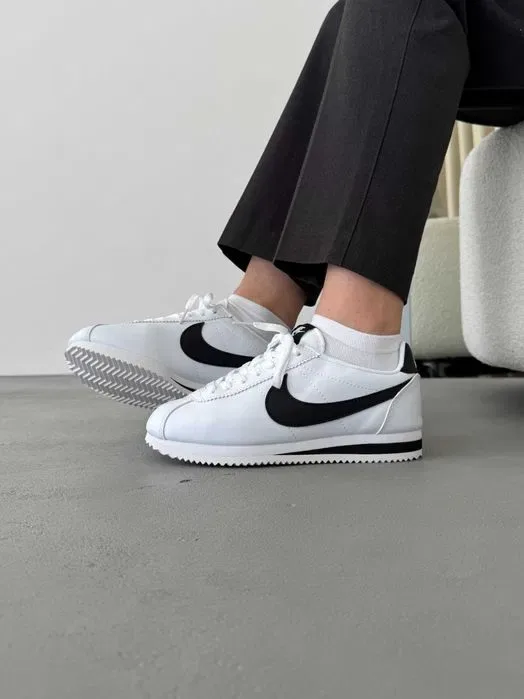 Кросівки Nike Cortez Black Swoosh premium | Кроссовки Найк чоловічі жіночі — фото 7