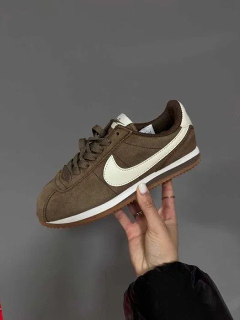 Кросівки Nike Cortez Brown Suede premium | Кроссовки Найк жіночі