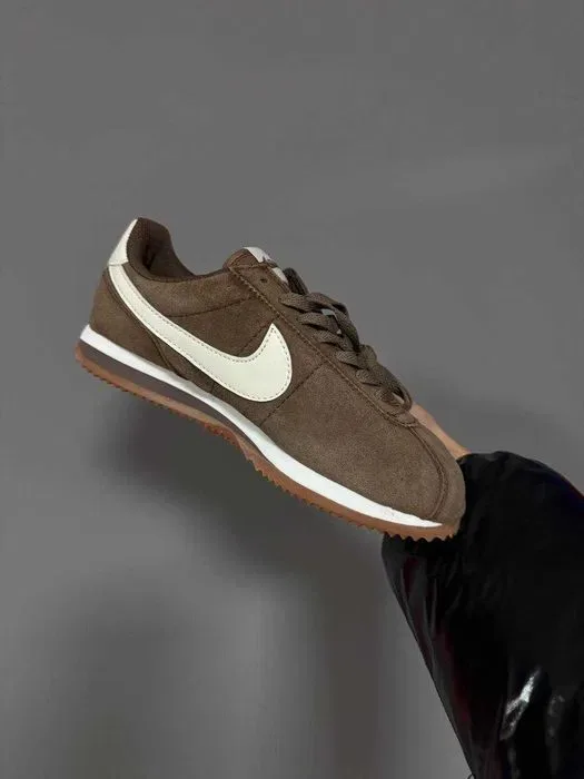 Кросівки Nike Cortez Brown Suede premium | Кроссовки Найк жіночі — фото 4