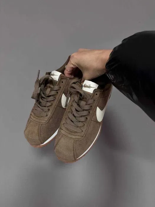 Кросівки Nike Cortez Brown Suede premium | Кроссовки Найк жіночі — фото 6