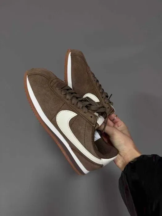 Кросівки Nike Cortez Brown Suede premium | Кроссовки Найк жіночі — фото 7