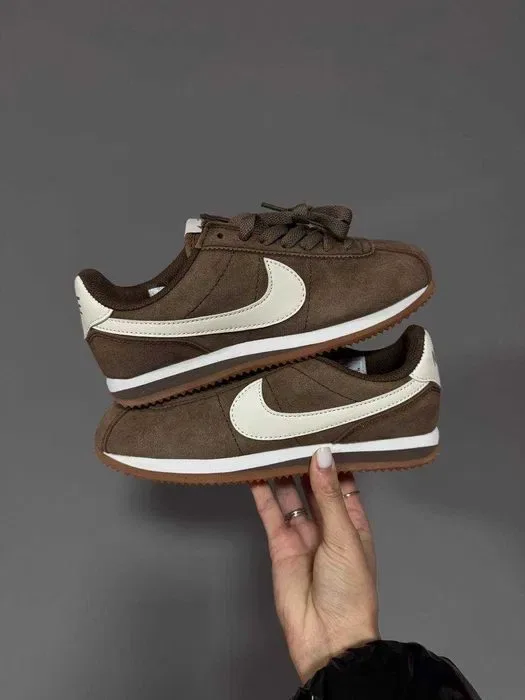 Кросівки Nike Cortez Brown Suede premium | Кроссовки Найк жіночі — фото 8