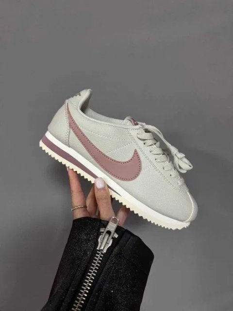 Кросівки Nike Cortez Shadow White Powder premium | Кроссовки Найк жіночі