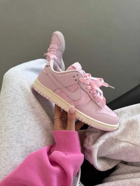 Кросівки Nike Dunk Low LACE PACK - REGAL PINK premium | Кроссовки Найк жіночі