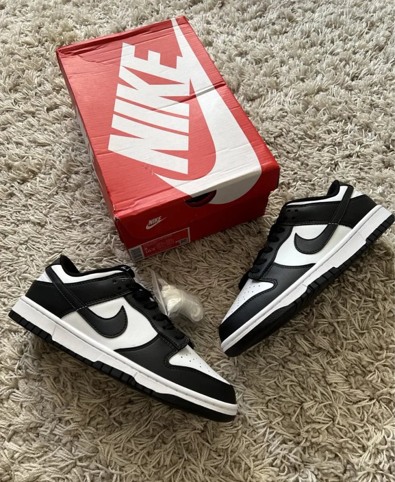 Кросівки Nike Dunk Low Retro White Black 2021 - DD1391-100 — фото 3