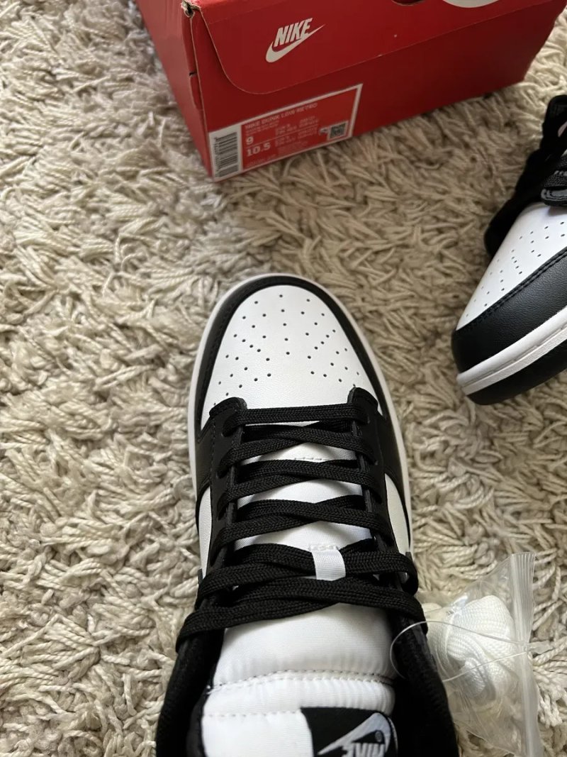 Кросівки Nike Dunk Low Retro White Black 2021 - DD1391-100 — фото 5
